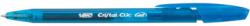 Bic intrekbare roller Cristal Gel Clic blauw 