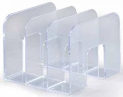 Durable boekensteun Trend transparant 210 x 215 x 165 mm