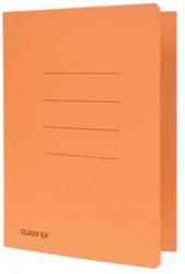 Class'ex dossiermap / farde met 3 kleppen oranje 