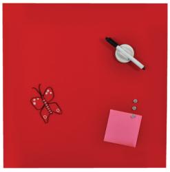 Desq magnetische glasbord rood 45x45 cm