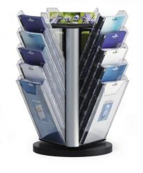 Durable combiboxx draaibare tafelstandaard A4 XL met 15 folderhouders