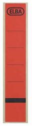 Elba klasseurrugetiketten zelfklevend 34 x 190 mm rood 