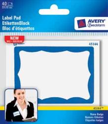 Avery etiket op blok 85x59mm