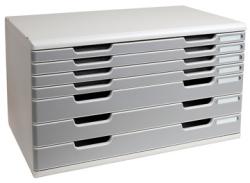Exacompta ladenblok Modulo A3 met 7 gesloten laden grijs