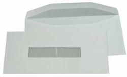 Gallery enveloppen 109x224mm, gegomd, venster midden