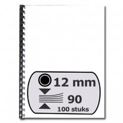 GBC 21-rings ronde plastic bindruggen CombBind zwart 