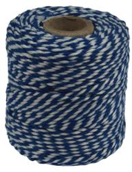 Katoentouw blauw-wit klos van 50 g (+/- 45m)