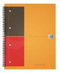 Oxford 4-gaats schrift 'International Notebook' A4 spiraalgebonden  