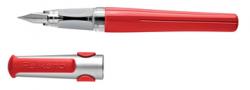 Pelikan vulpen Pelikano rood voor rechtshandigen