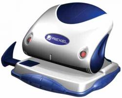 Rexel perforator P215 zilver/blauw