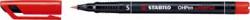 Stabilo OHP-marker OHPen Universal Permanent rood superfijn 
