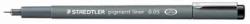Staedtler fineliner Pigment Liner 0,05 mm zwart
