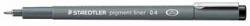 Staedtler fineliner Pigment Liner 0,4 mm zwart