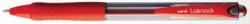 Uni-ball balpen Laknock 1mm medium punt rood