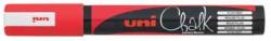 Uni-ball krijtmarker rood ronde punt  