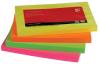 5Star Neon Re-Move Notes 76x127 mm - 4 ass. neonkleuren - Pak van 12 blokken