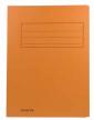 Class'ex dossiermap / farde met 3 kleppen A4 oranje