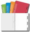 Adoc schrift Colorlines A4 met tabbladen - Geruit 5mm 144 blz 