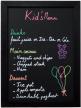 Securit krijtbord Woody formaat 30 x 40 cm zwart 