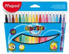 Maped Viltstift Color'Peps - 18 stiften in kartonnen etui