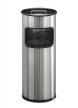 Durable vuilbak met asbak rond 