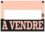 Affiche A vendre 