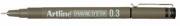 Artliner fineliner Drawing System 0,3 mm - zwart