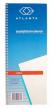 Atlanta smalfolio 13,5 x 33 cm - Gelinieerd met spiraalbinding - 100 blz