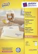 Avery witte universele etiketten QuickPeel 70x42,3 mm 