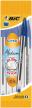Bic balpen Cristal Medium blauw - Blister van 5 stuks
