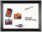 Bisilque Kamashi magnetisch whiteboard 60 x 45 cm - Met zwarte kader 