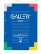 Gallery 4-gaats cursusblok A4 gelijnd
