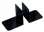 Maul boekensteun zwart 12x14x14 cm - Set van 2 stuks