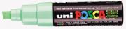 Uni-ball Paint Marker Posca PC-8K beitelpunt 8mm lichtgroen