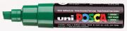 Uni-ball Paint Marker Posca PC-8K beitelpunt 8mm donkergroen