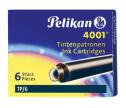 Pelikan inktpatronen 4001 blauw/zwart