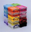 Really Useful Boxes transparante opbergdoos 0,7 l - Set van 20 stuks