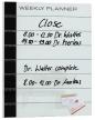 Sigel magnetisch weekplanner 40x50 cm wit/zwart