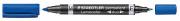 Staedtler permanent marker Lumocolor Duo blauw