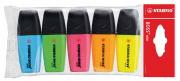 Stabilo overlijner Boss Mini - Etui van 5 stuks 