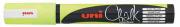 Uni-ball krijtmarker fluogeel ronde punt 