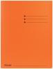 Esselte dossiermap A4 uit karton 180g/m² oranje met overslag van 1cm 