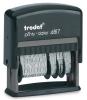 Trodat tekststempel met datum Printy 4817 3,8mm FR 12 woorden