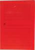 5Star L-map A4 met venster rood - Pak van 100 stuks