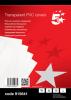 5Star omslagen A4 transparant 250 micr. - Pak van 100 stuks