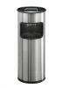 Durable vuilbak met asbak rond 