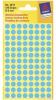 Avery ronde etiketten blauw, Ø 8 mm