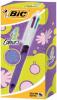 Bic 4-kleuren balpen Grip - Doos van 12 stuks