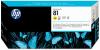 Hewlett Packard C4953A / HP 81 inktcartridge geel