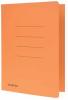 Class'ex dossiermap / farde met 3 kleppen oranje 